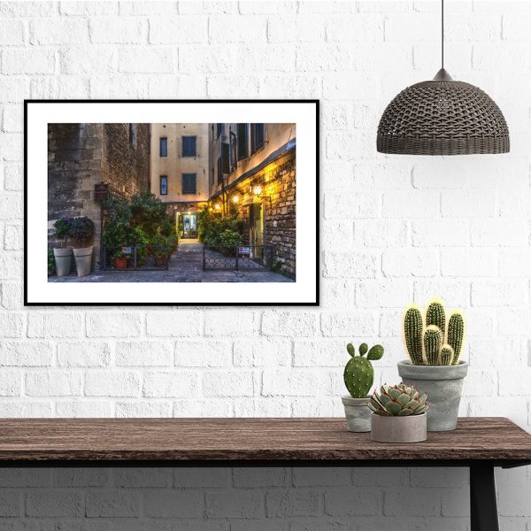 plakat z motywem miasta