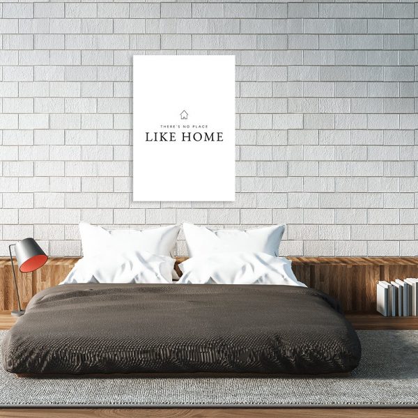plakat z motywem napisu do sypialni