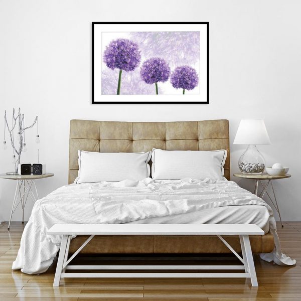 plakat z motywem roślinnym