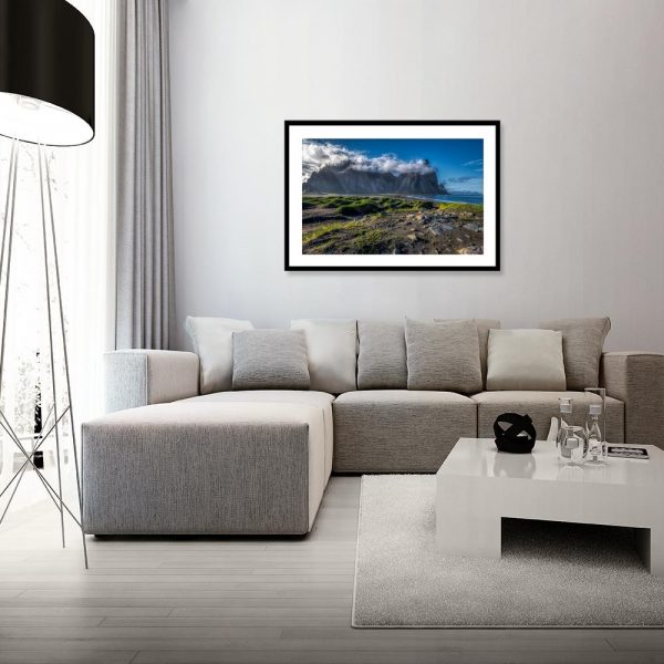 plakat z widokiem na krajobraz