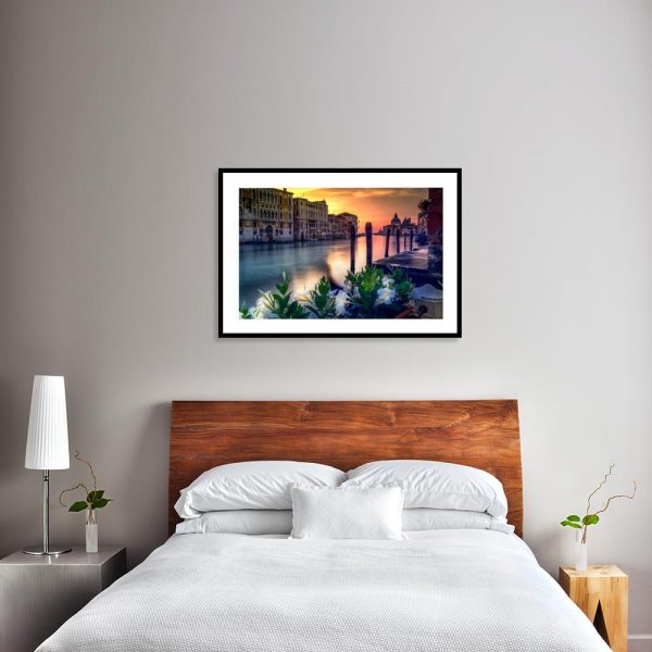 plakat z widokiem na Italię na ścianę