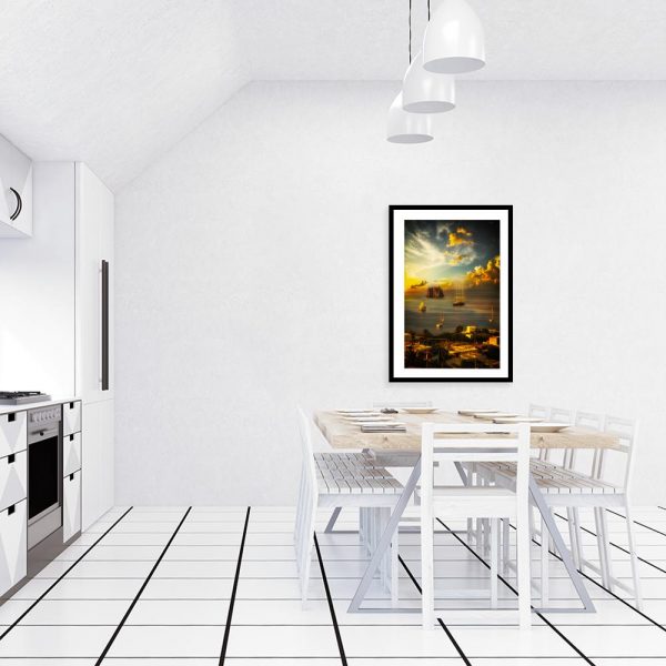 plakat z morskim motywem do jadalni