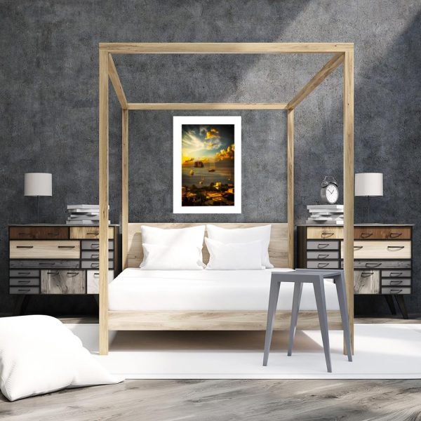 plakat z Wyspą we Włoszech