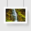 plakat wodospad Islandii