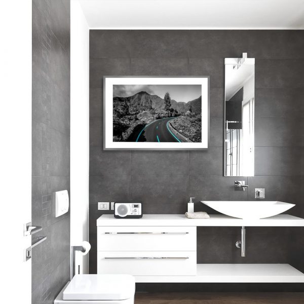 plakat droga na teneryfę w łazience