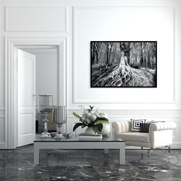 plakat z leśnym klimatem