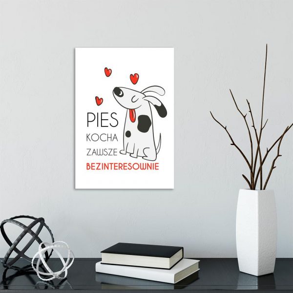 Plakat w kolorze czarno-białym