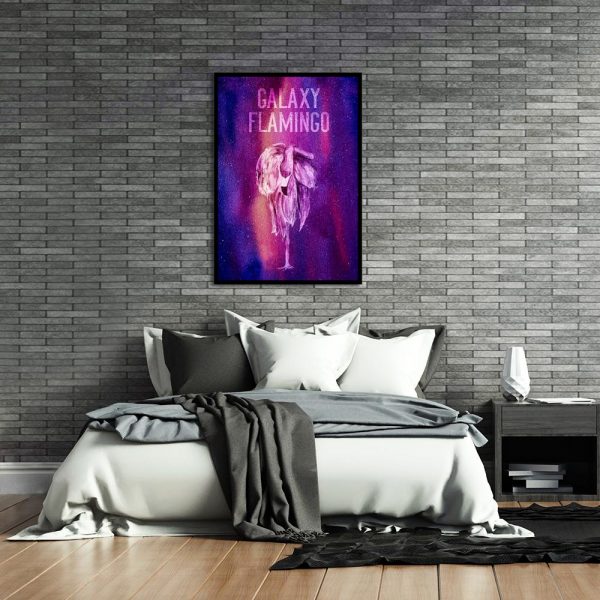 Plakat w intensywnych kolorach