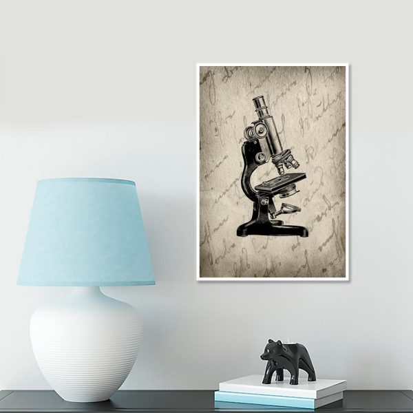 Plakat mikroskop