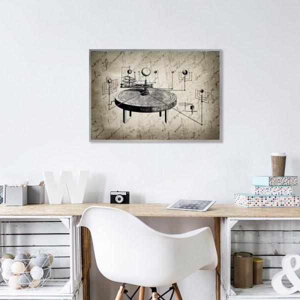 Plakat model układu słonecznego