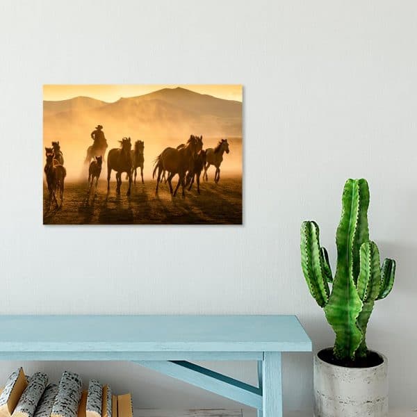 Obraz z motywem zachodu słońca