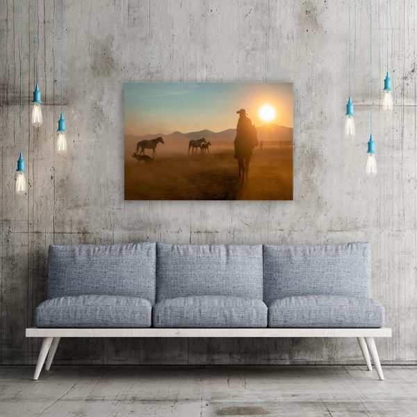 Obraz z motywem koni