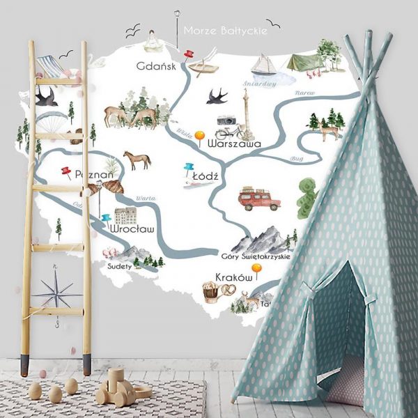 Tapeta z motywem polskich miast