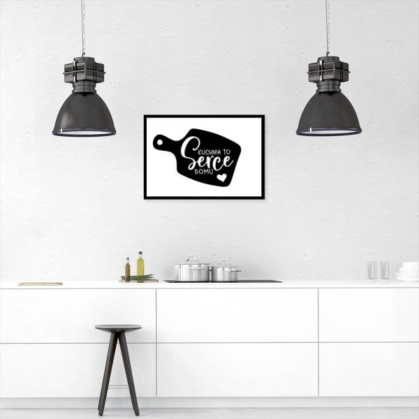 Plakat kuchnia to serce domu