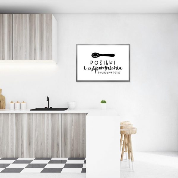 Plakat z ilustracją łyżki