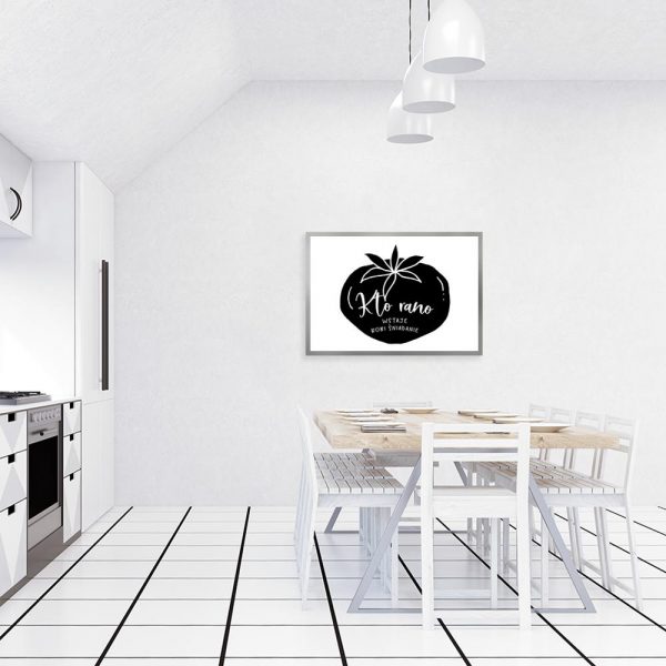 Plakat z motywem pomidora