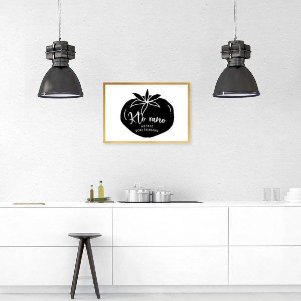 Plakat pomidor i napis