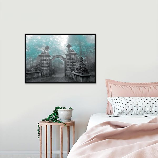 plakat z motywem bramy na ścianę