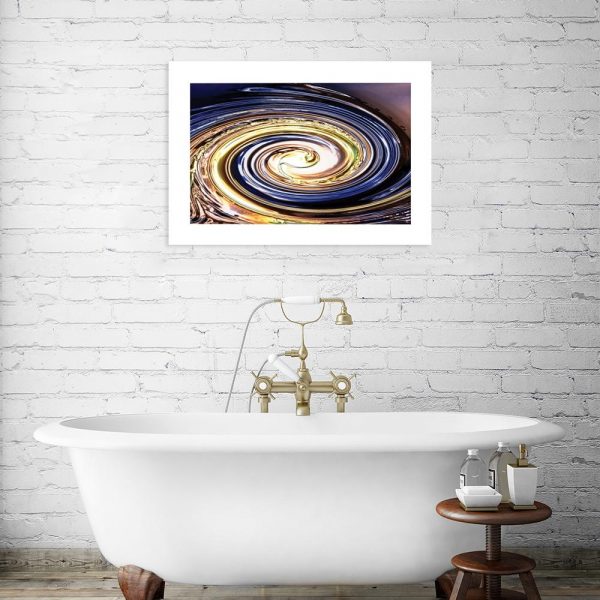 abstrakcyjny plakat nad wannę