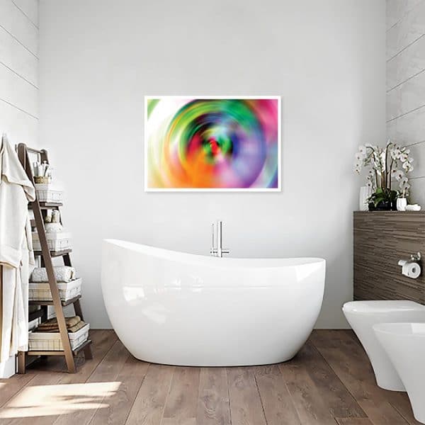 abstrakcyjny plakat nad wannę