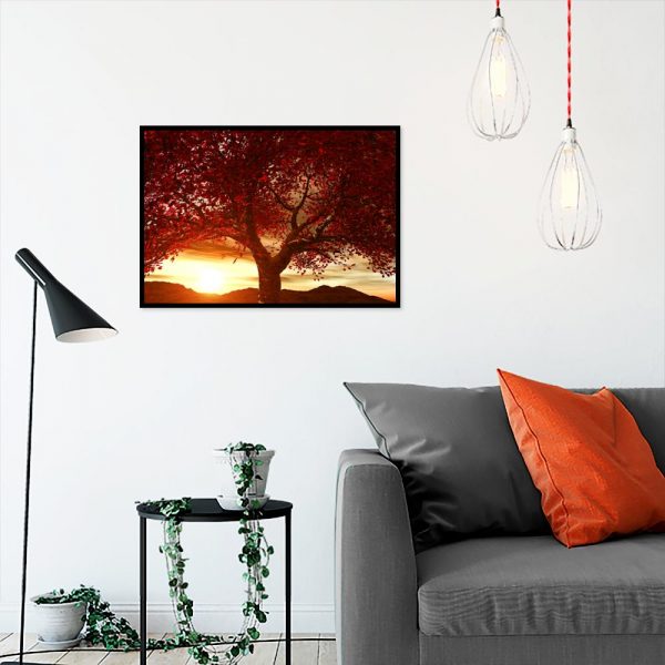 plakaty na ścianę z jesiennym drzewem