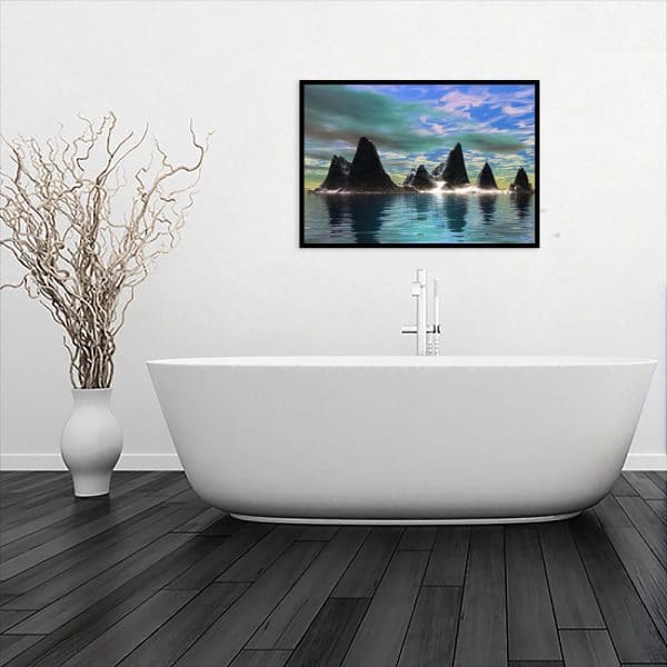 plakat do ozdoby ubikacji