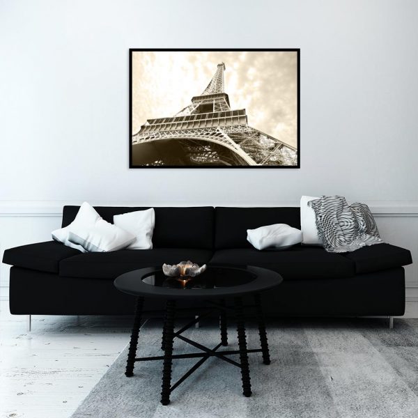plakat z wieżą Eiffla