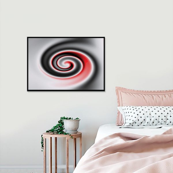 plakat z motywem abstrakcyjnym