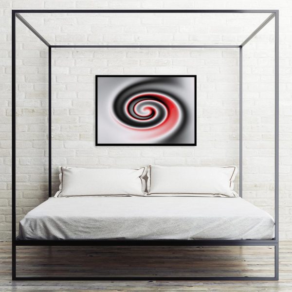 plakat ze wzorem wiru