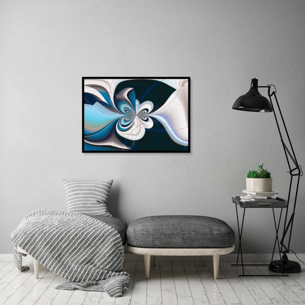 wzór abstrakcyjny na plakacie