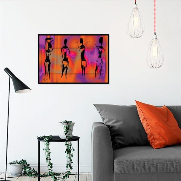 plakat z wizerunkiem kobiet