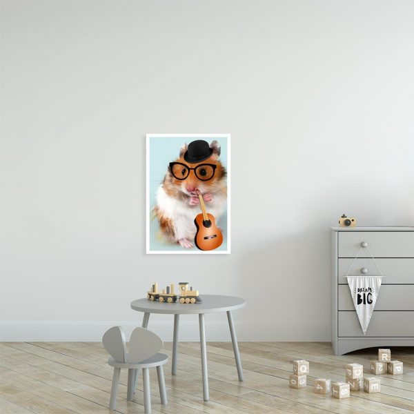 plakat z chomikiem do pokoju dziecka