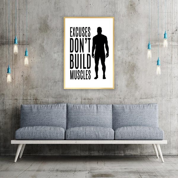 plakat z motywacyjną sentencją