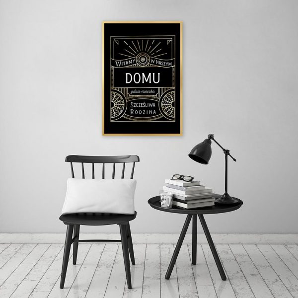 plakat dekoracja przedpokoju