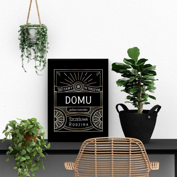 plakat z sentencją o rodzinie