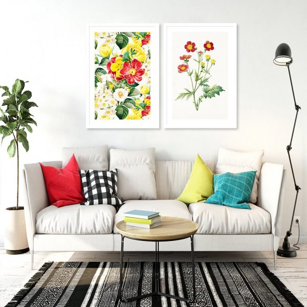 plakat dwuczęściowy do salonu