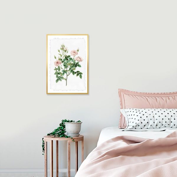 plakat w róże do sypialni