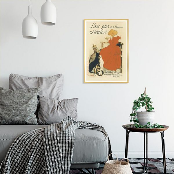 plakat retro do sypialni