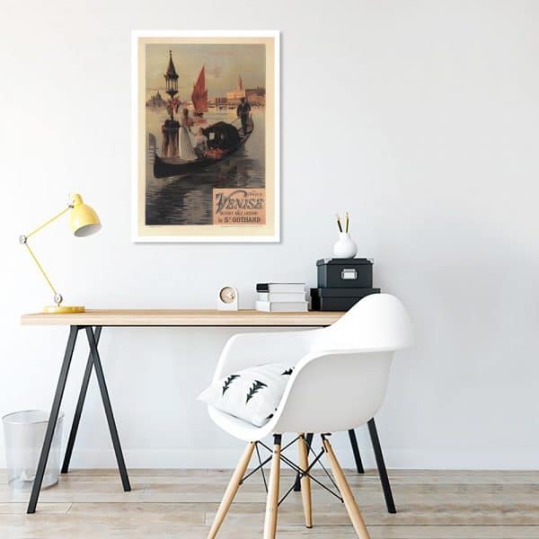 plakat retro wenecja