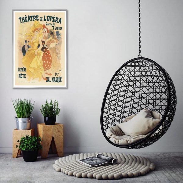 plakat retro do salonu