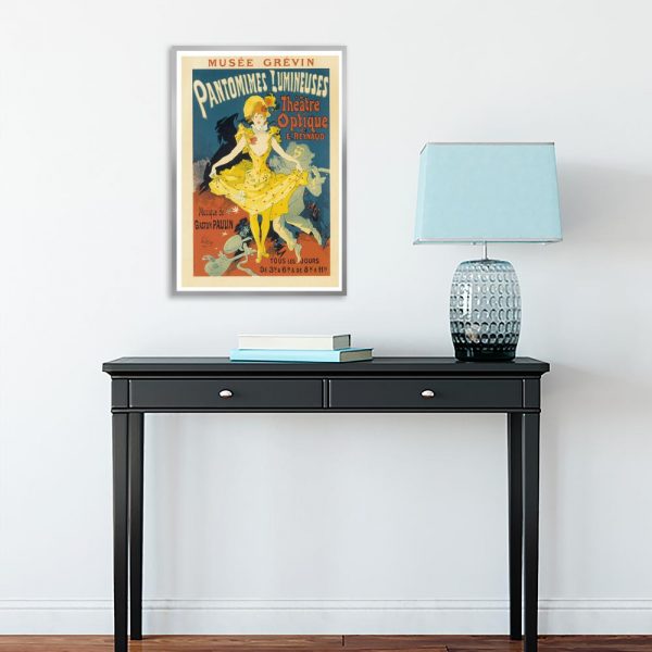 plakat w stylu retro
