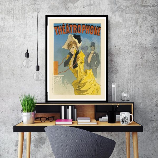 plakat retro theatrophone