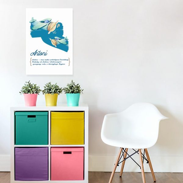 plakat samoloty do pokoju dziecka