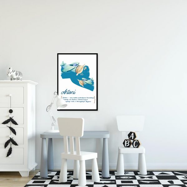 plakat w samoloty z imieniem