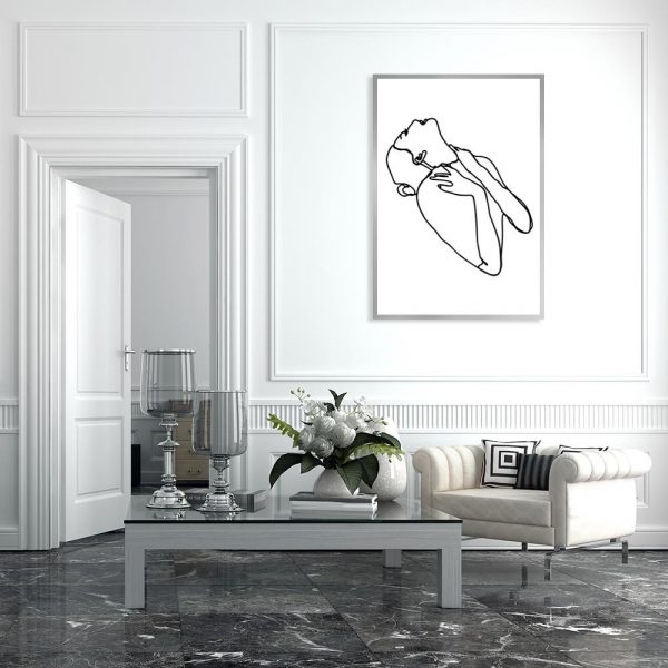 minimalistyczny plakat do salonu