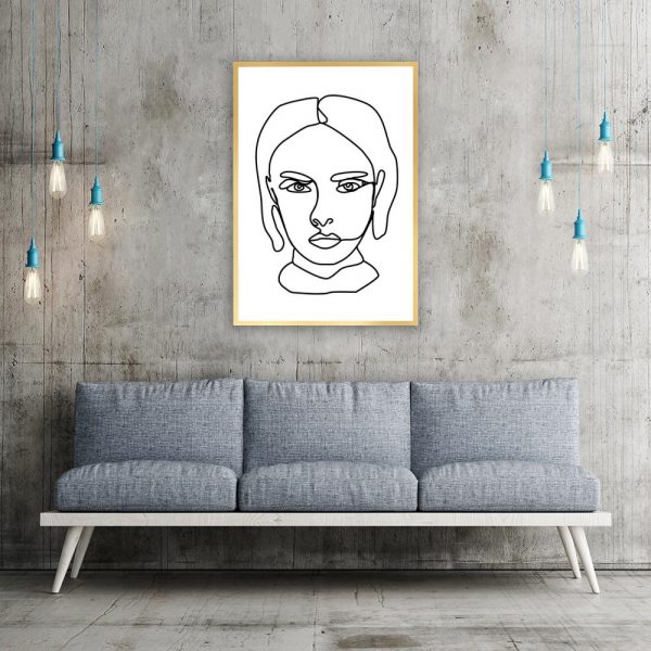 plakat w stylu minimalistycznym