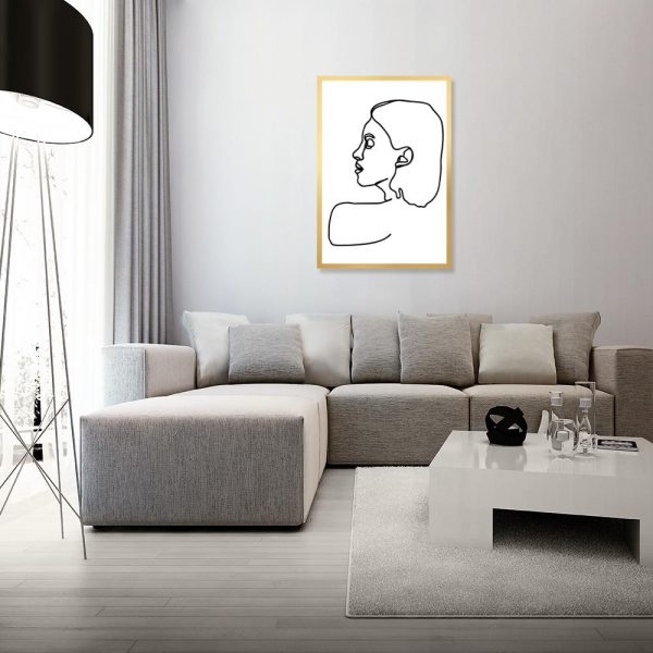 plakat szkic kobiety