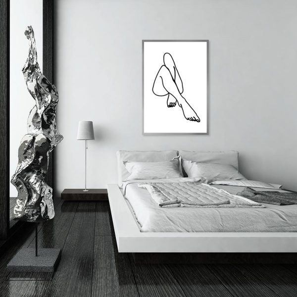 plakat kobiece nogi stopy