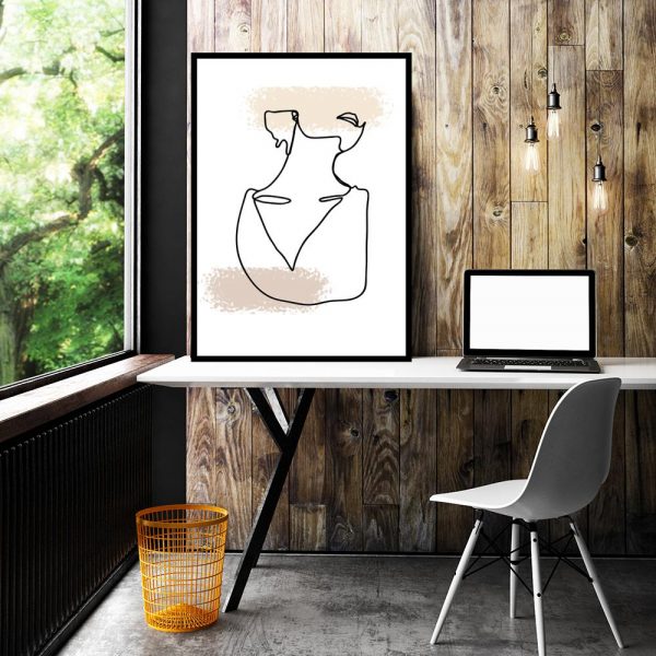 plakat artystyczny do biura
