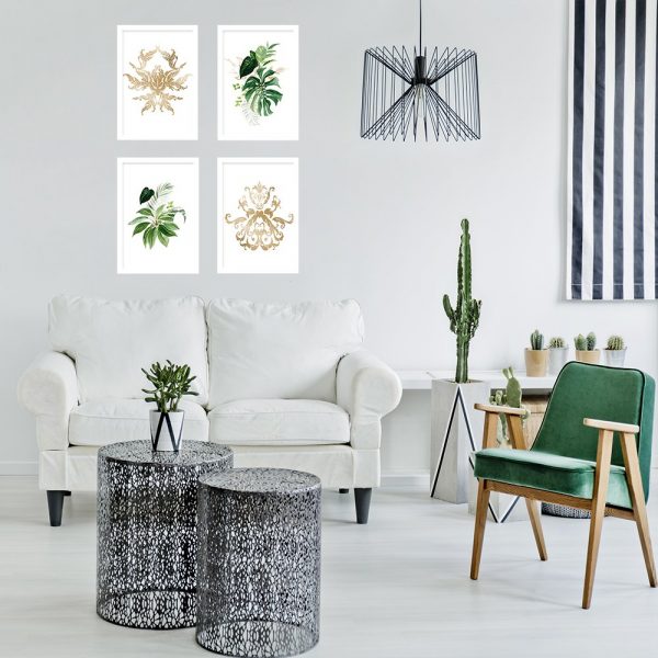 zestaw plakatów do salonu